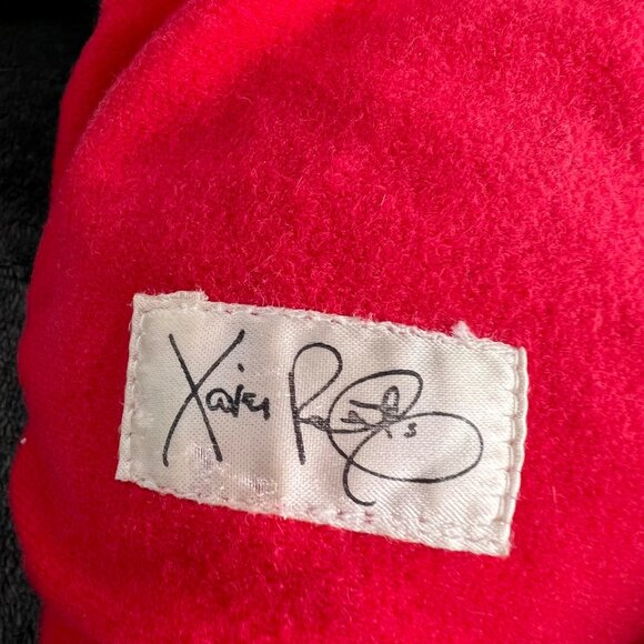 Cabbage Patch Koosas Cat Plush Doll Xavier Roberts Red Overalls Coleco Kids - Picture 5 of 7